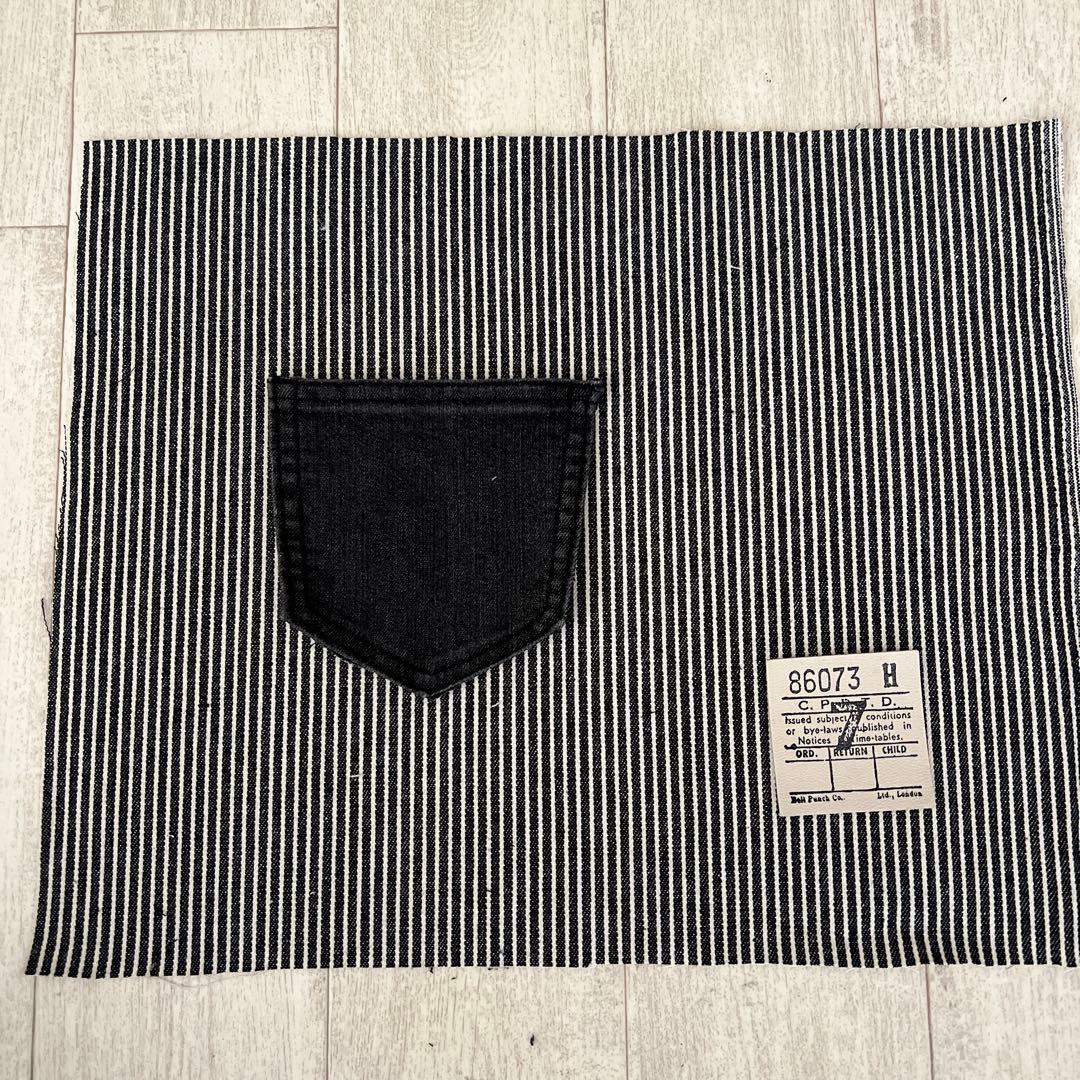 BIGショルダーバッグ　２点　デニムリメイク　ハンドメイド