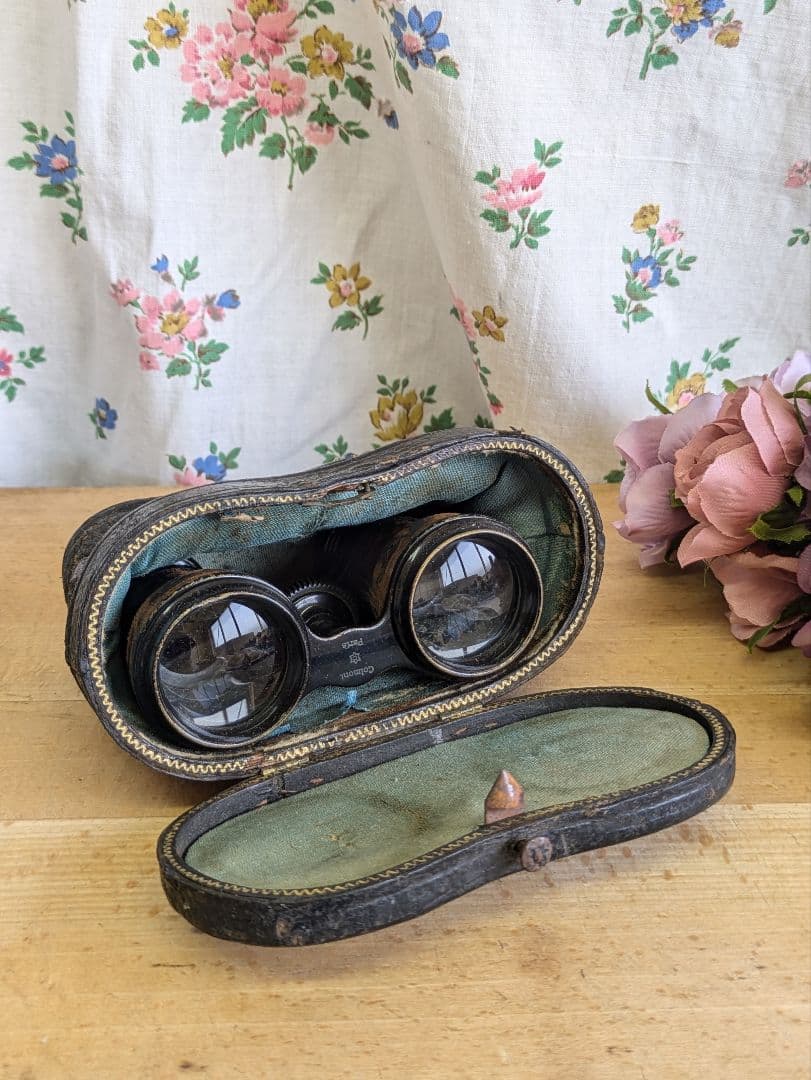 フランス アンティーク ケース入り 双眼鏡 オペラグラス