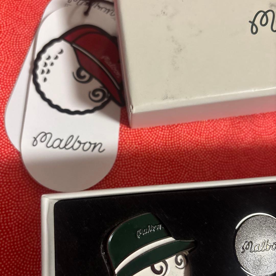 Malbon ゴルフマーカー3個セット