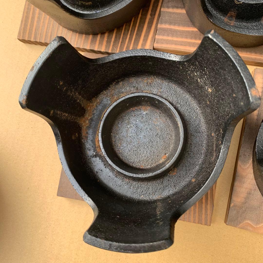 南部鉄器　いろり鍋　コンロセット　5組