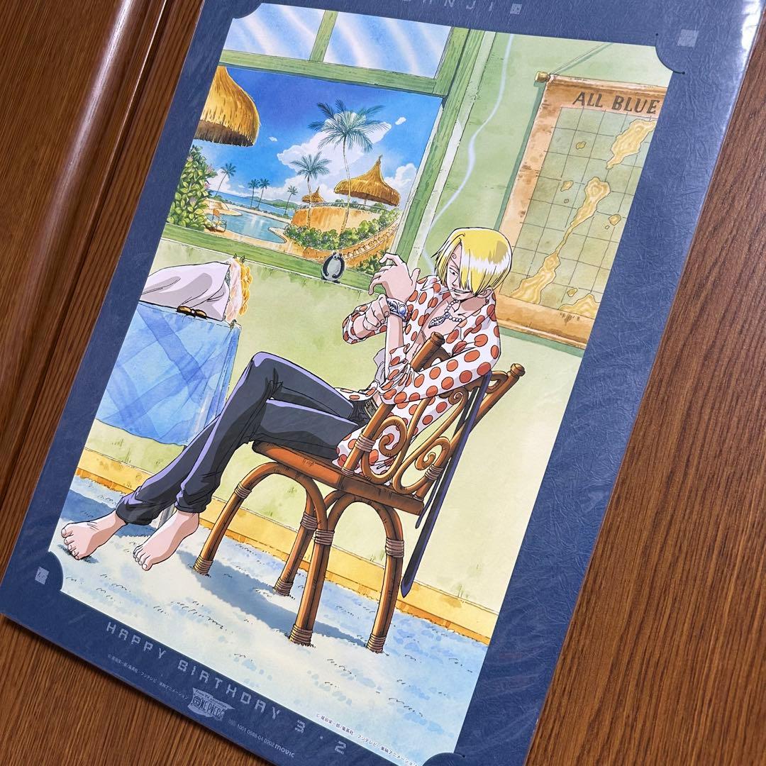 onepiece ワンピース サンジ 限定 初期 ポートレート BIRTHDAY
