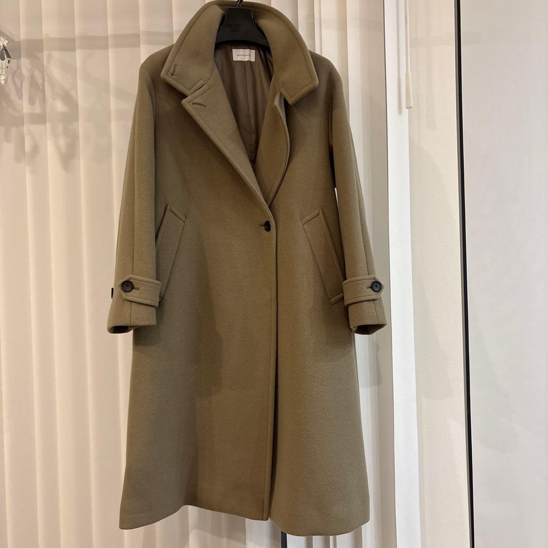 ソフトメルトンスタンドカラーコート