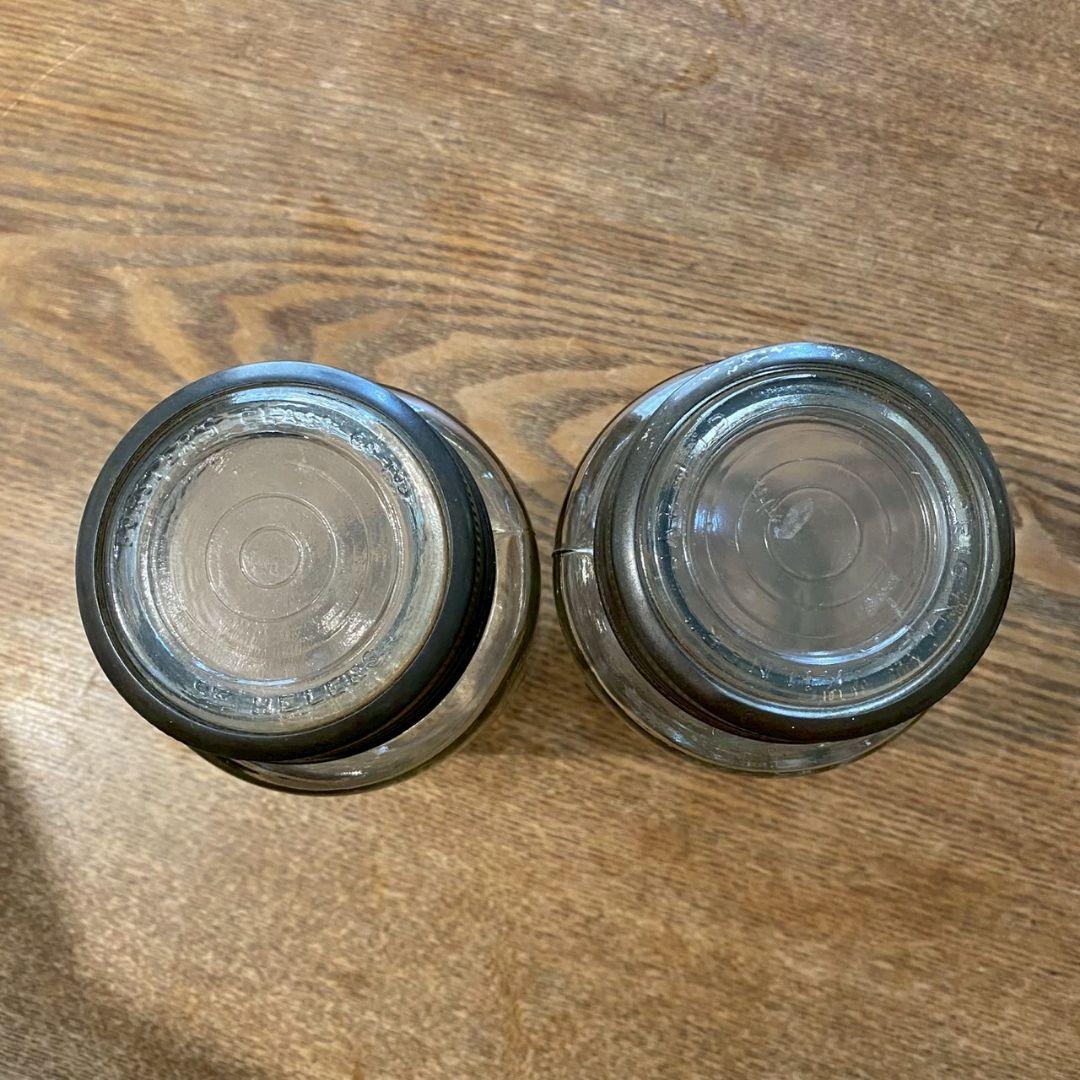 ドルトン社製　レア*FORSTER ガラスジャー 中型 2個セット