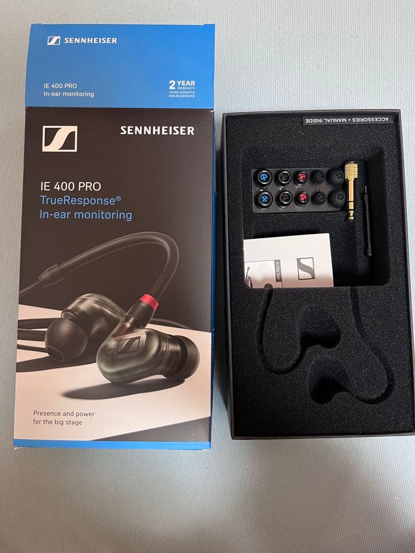 箱&付録付き　Sennheiser IE 400 PRO 有線イヤホン