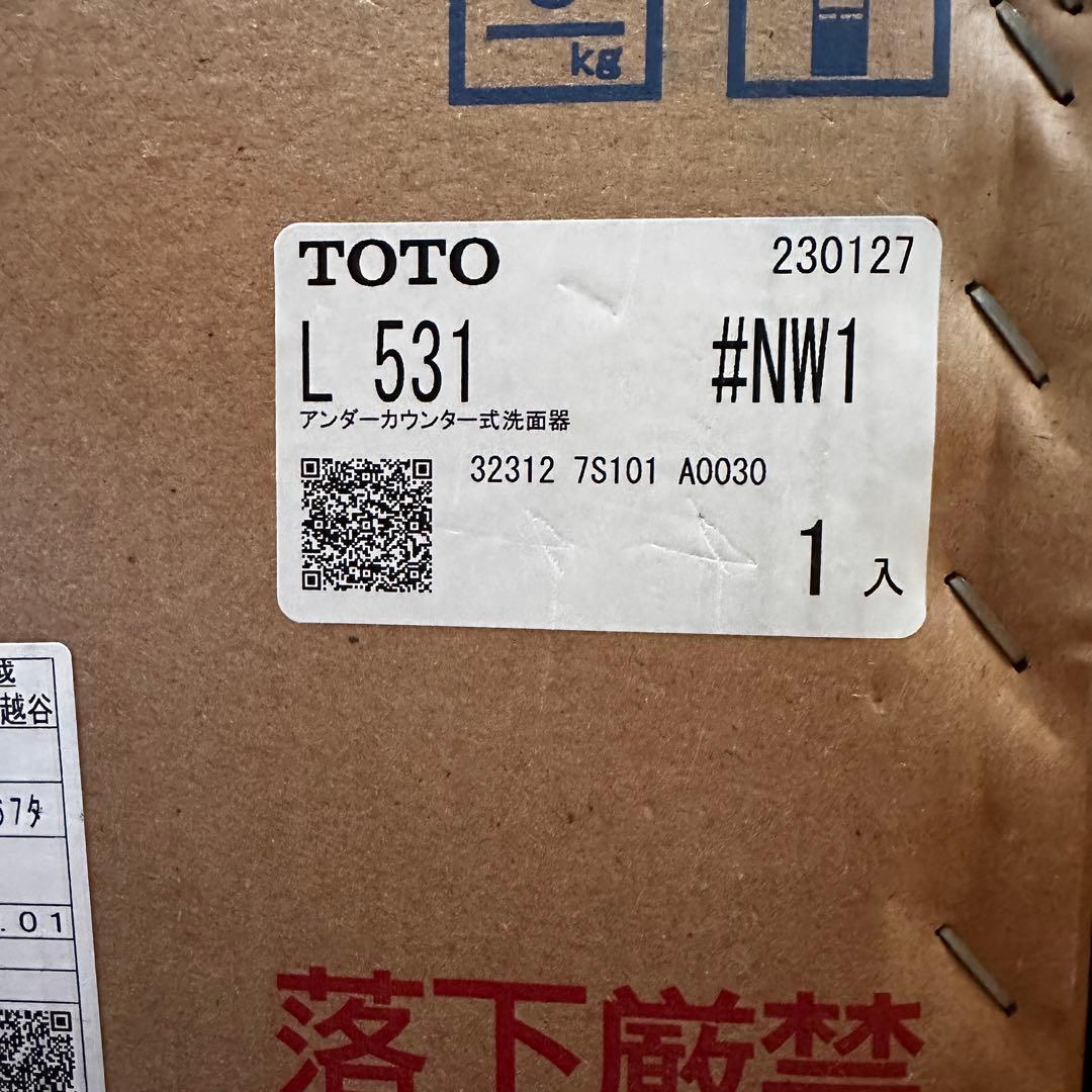 TOTO　L531#SC1　アンダーカウンター式洗面器