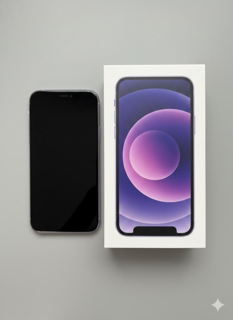 iPhone 12 mini パープル 128 GB SIMフリー 付属品完備