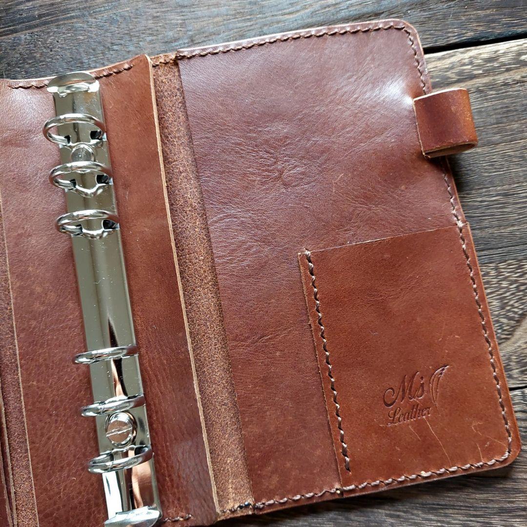 【きゃんきゃん】システム手帳カバー バイブルサイズ ＊ベルト無し