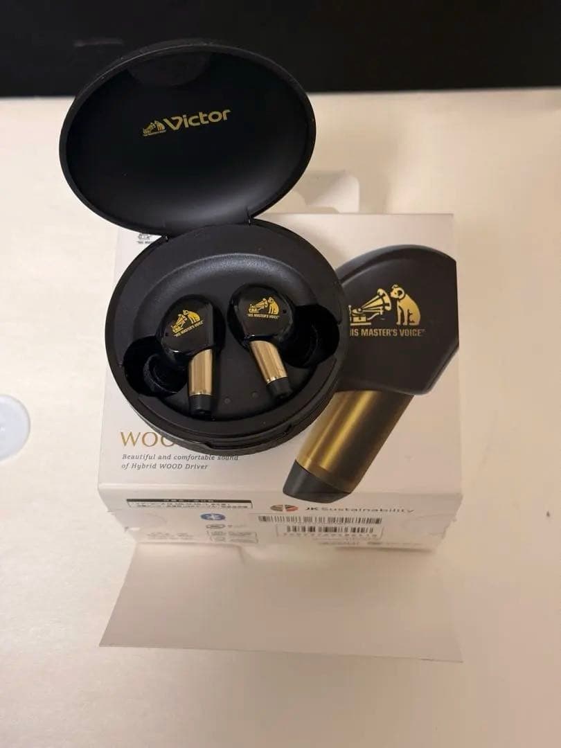 【ほぼ新品】JVC WOOD master ワイヤレスイヤホン