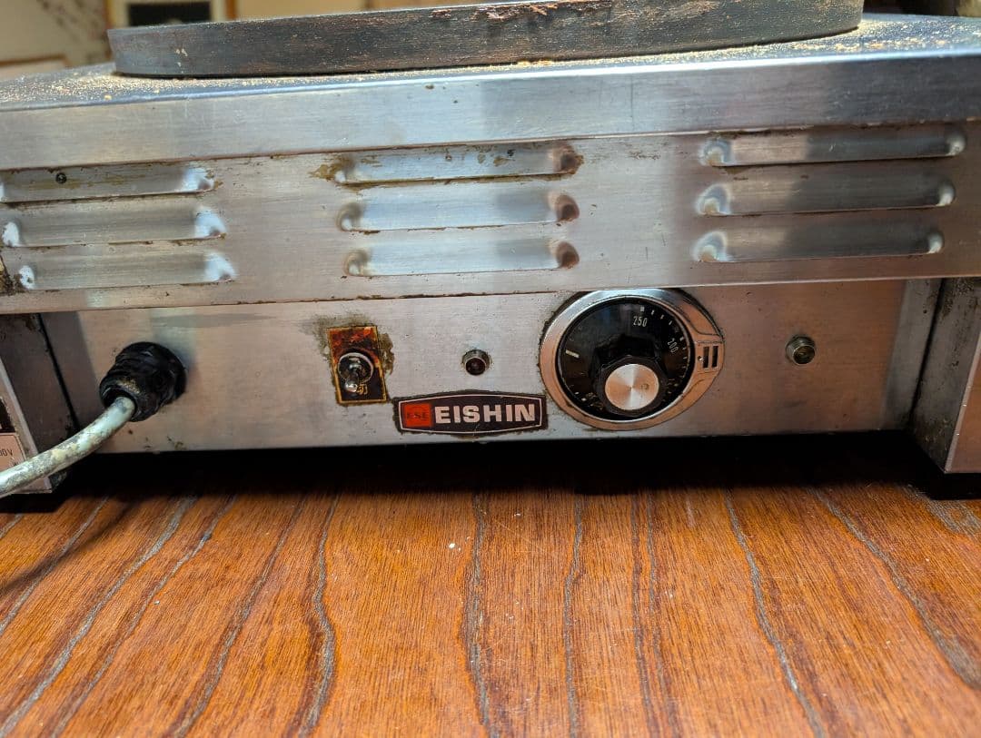 在庫処分価格【即日発送】エイシン クレープ焼器 業務用