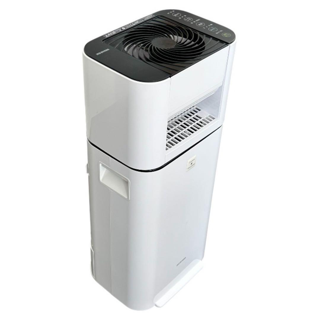 【美品】アイリスオーヤマ サーキュレーター除湿機　KIJDC-L50-W