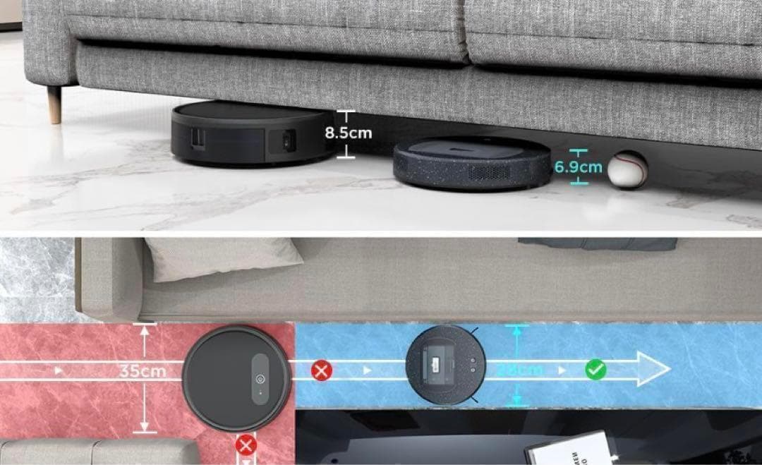 【定価29980円】お掃除ロボット 掃除機 アレクサ 4000PA コンパクト