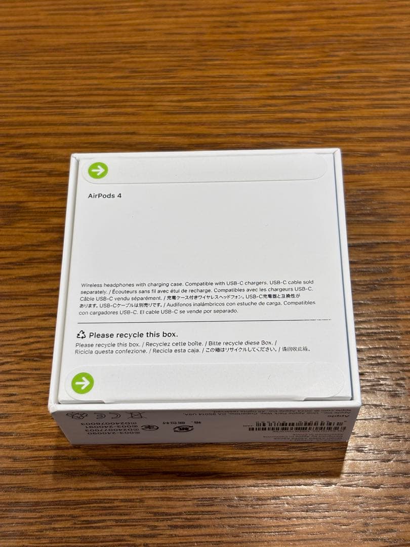 Apple AirPods 4 本体 新品未開封