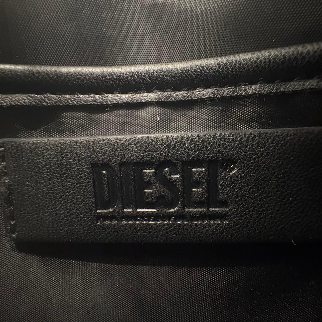 て*る様 DIESEL ディーゼル ショルダーバッグ Dロゴ ブラック フェイク