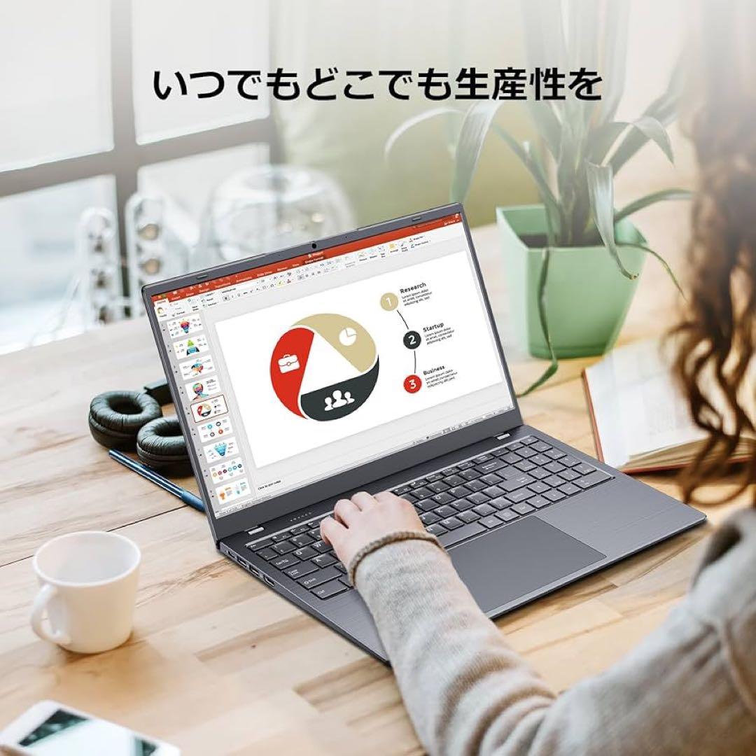 ノートパソコン office2024搭載　15.6型　 11 Pro 指紋認証