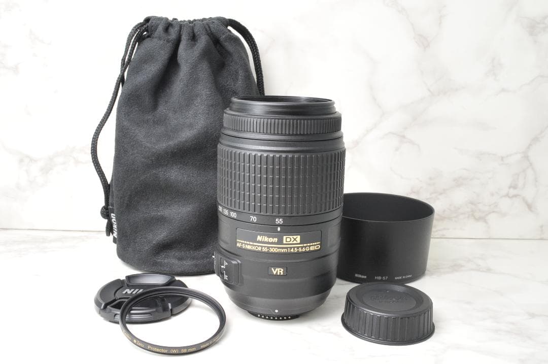 美品 Nikon AF-S 55-300mm VR⭐️望遠レンズ ニコン