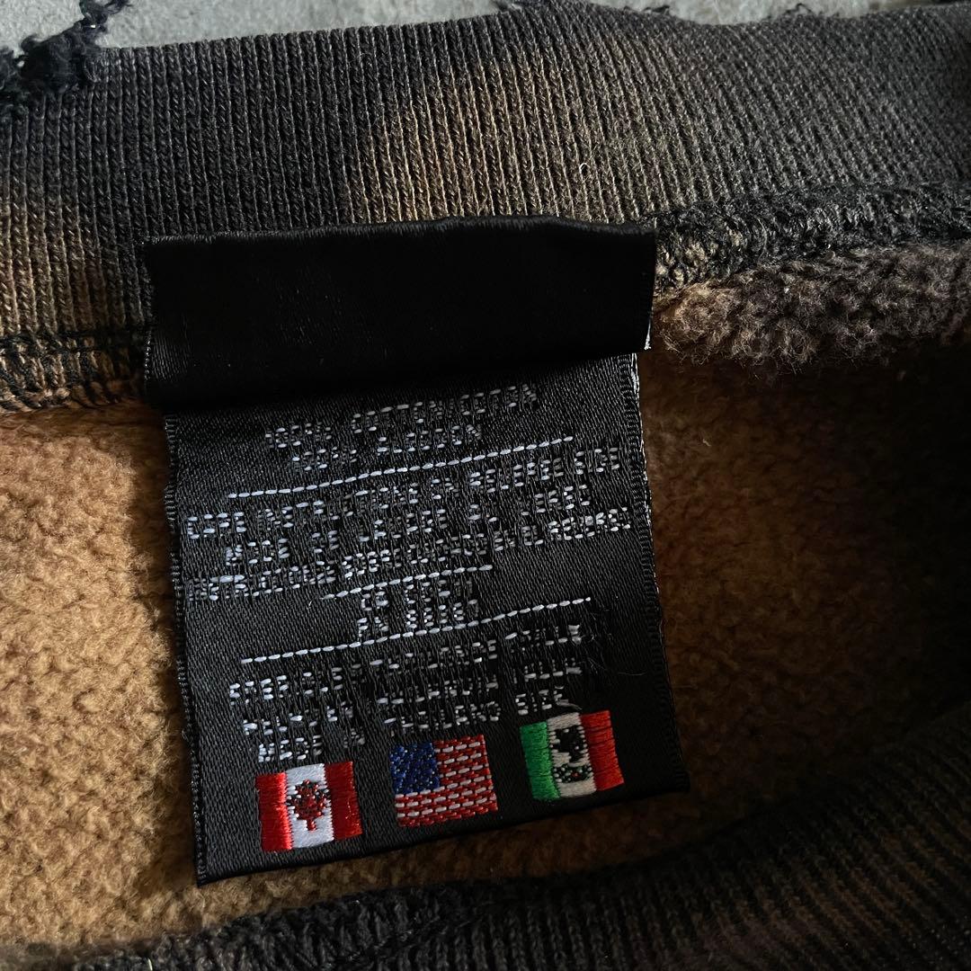 80's“万国旗タグ”adidas“鬼フェード”boro sweat