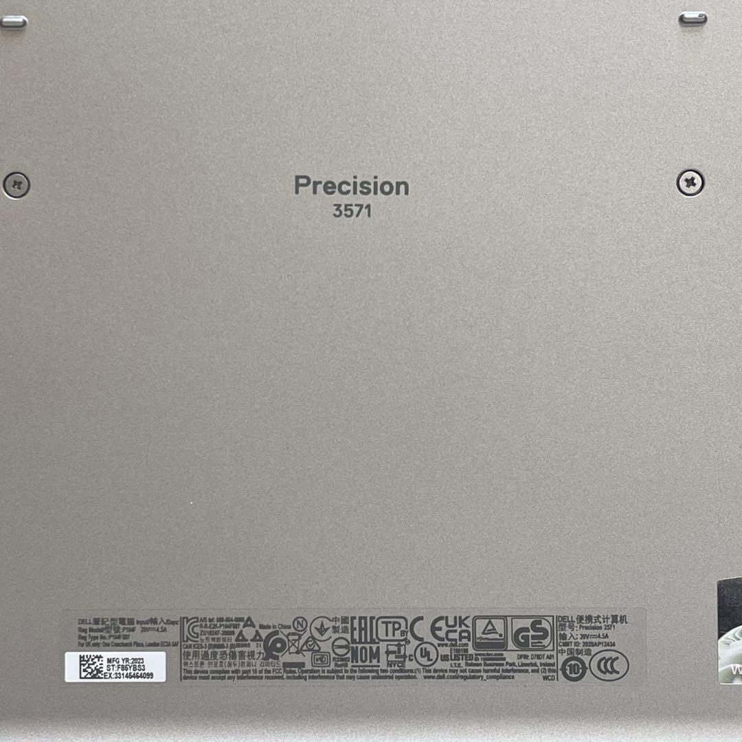 Windowsノート本体 Dell Precision 3571 i5-12600H 16GB Offic