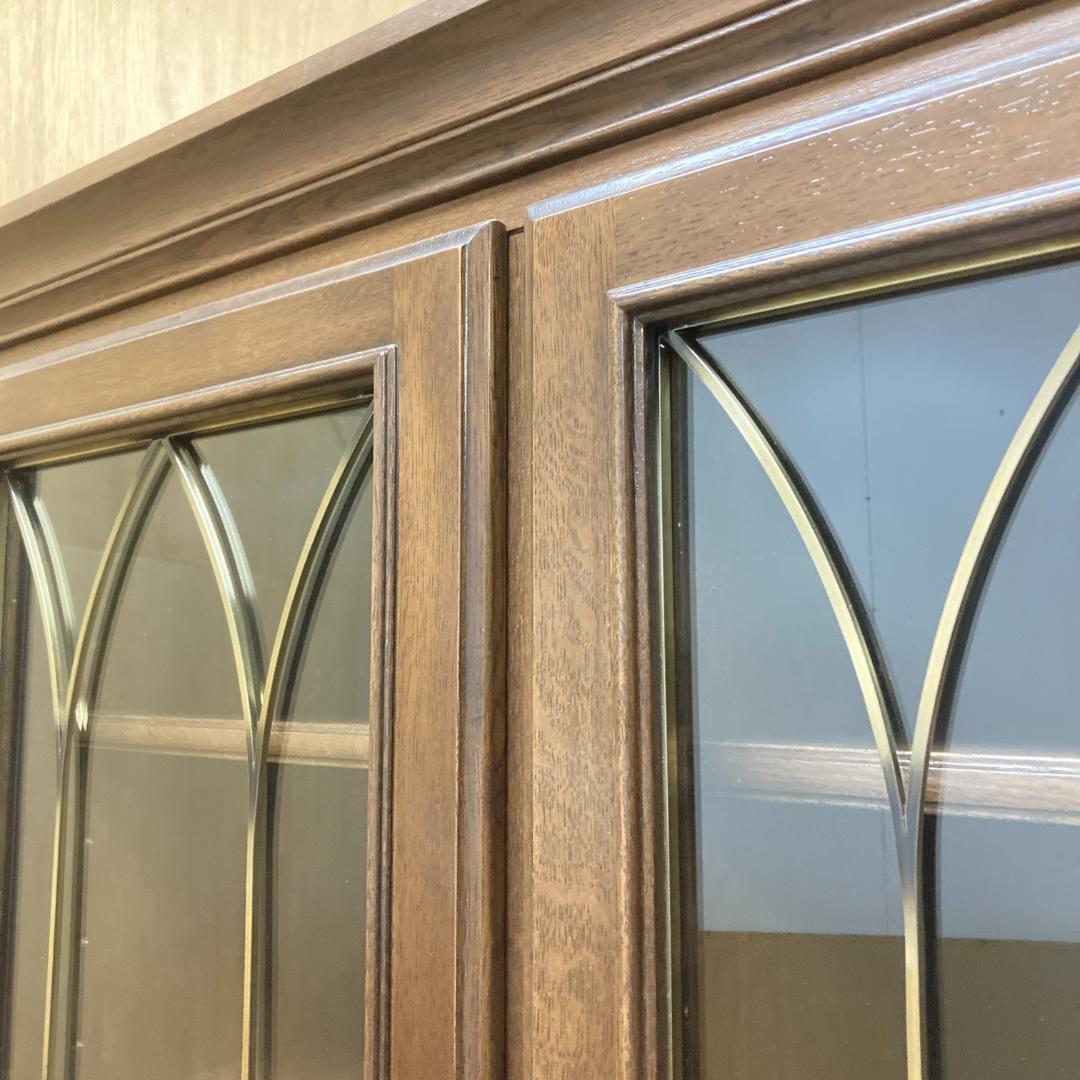 美品【カリモク】ドマーニ　クイーンズライフ　飾り棚　カップボード　書棚