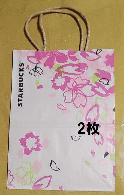 3◇スターバックス ショップ袋 さくら SAKURA 桜 サクラ 39枚セット