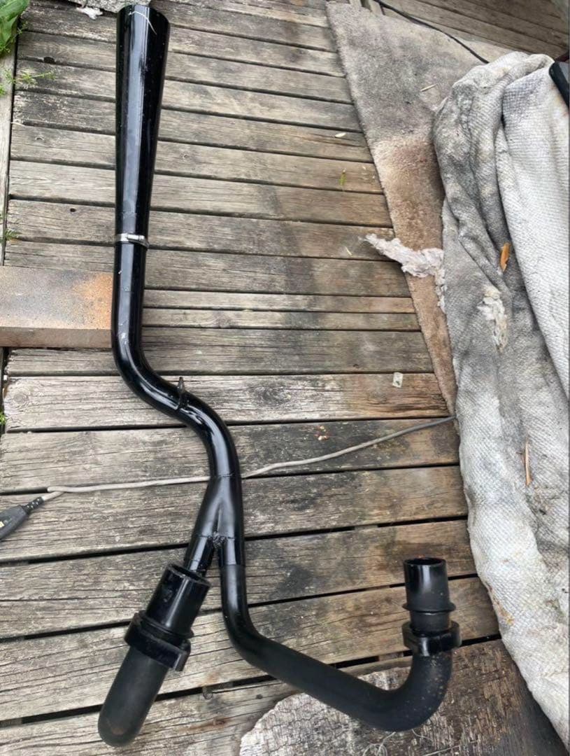 デッドライン管 cb250t マフラー 吸い込み 吸いバブ ホーク