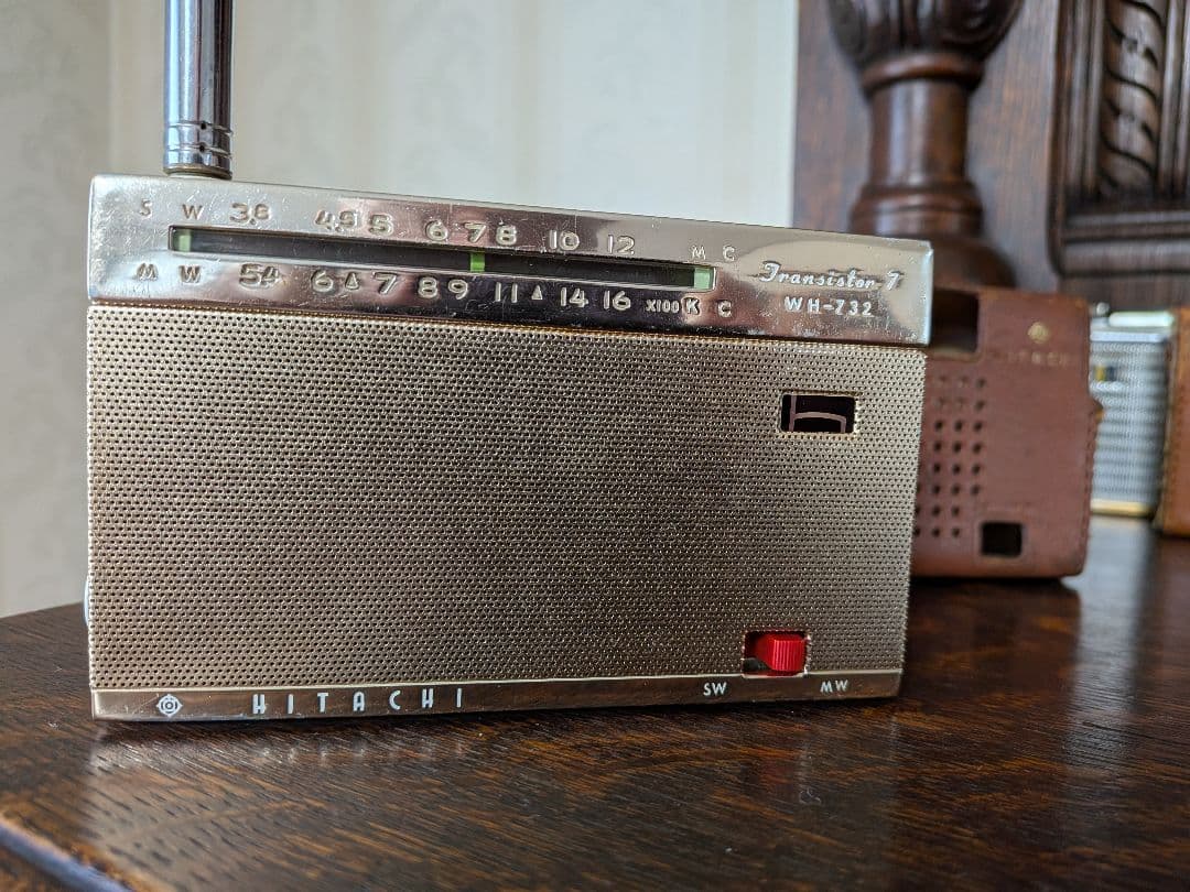 昭和レトロ　日立 トランジスタラジオ WH-732　ベティ　 動作確認動画あり