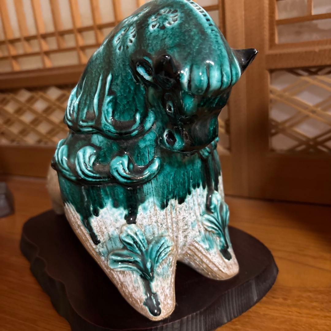 牛　馬　陶器　置物