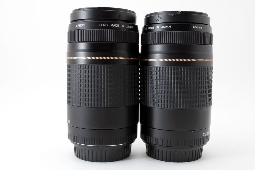 2セット/望遠レンズ CANON EF 75-300㎜F4-5.6 II USM