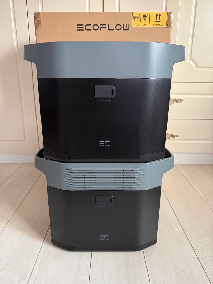 EcoFlow DELTA2 +専用エクストラバッテリー +専用カバー セット