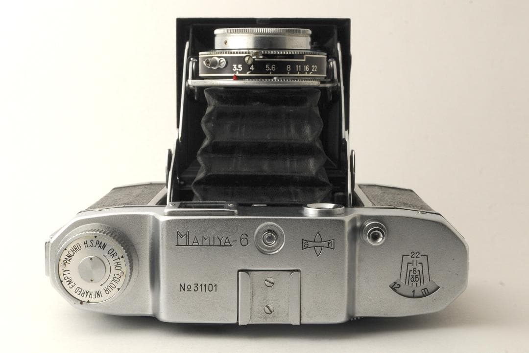 マミヤ MAMIYA6 K型 75mm F3.5 蛇腹カメラ レア品