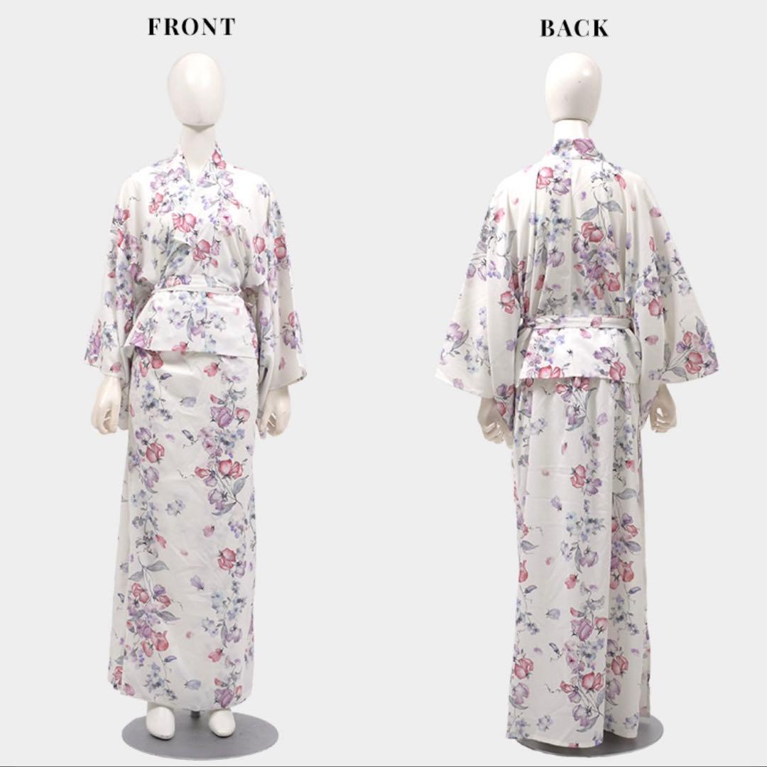 Ditaワンピース浴衣・濃紺兵児帯セット