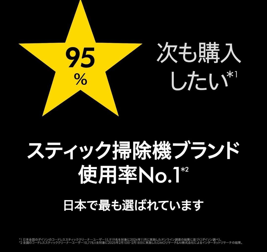 DysonV8 Slim Fluffyサイクロン (SV10K EXT BK)