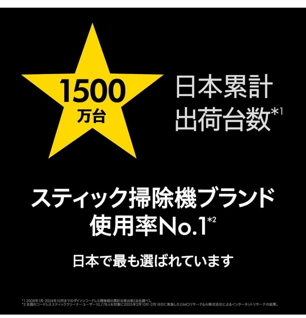 DysonV8 Slim Fluffyサイクロン (SV10K EXT BK)