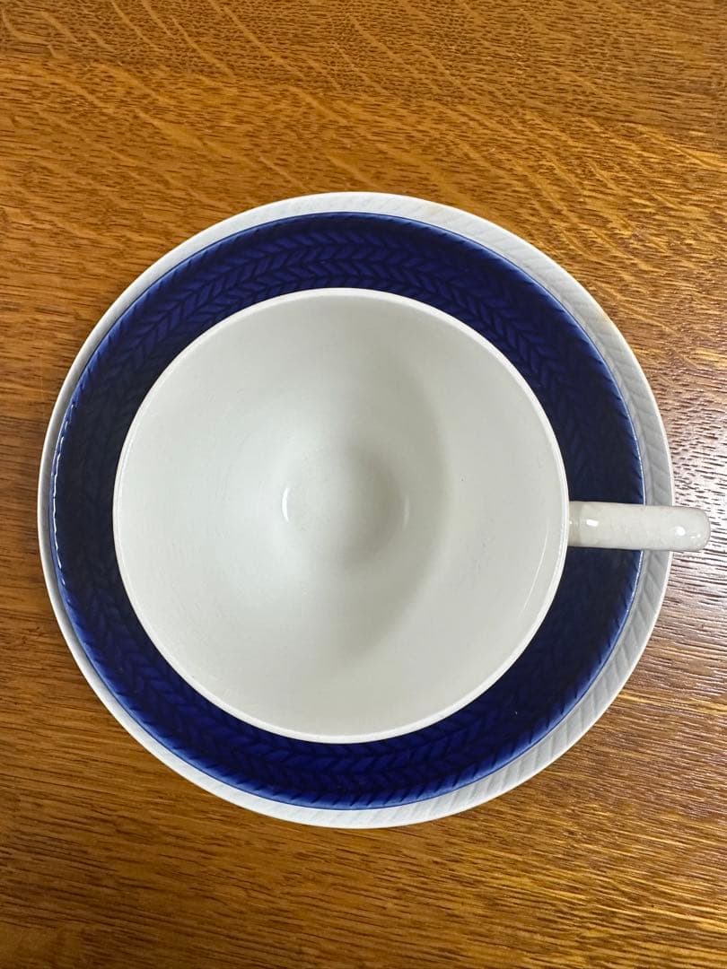 ロールストランド/Bla Eld(ブラエルド)カップ&ソーサー&プレート白