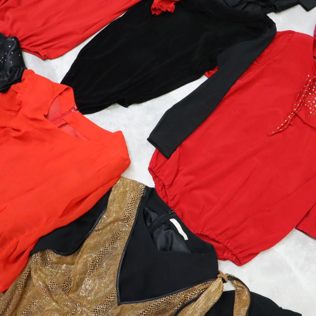 【美品 社交ダンス 衣装 レッスン着 30点 以上セット】ブラウス トップス