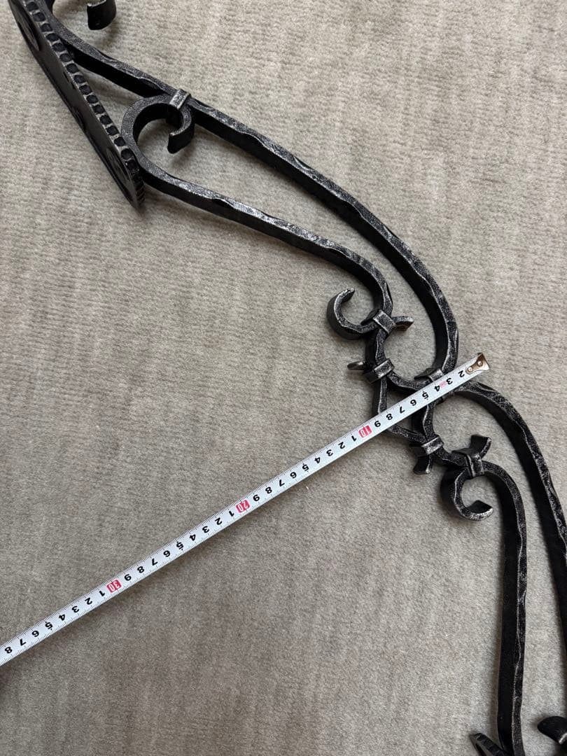 アンティークアイアン風装飾ドアハンドル【希少レア】