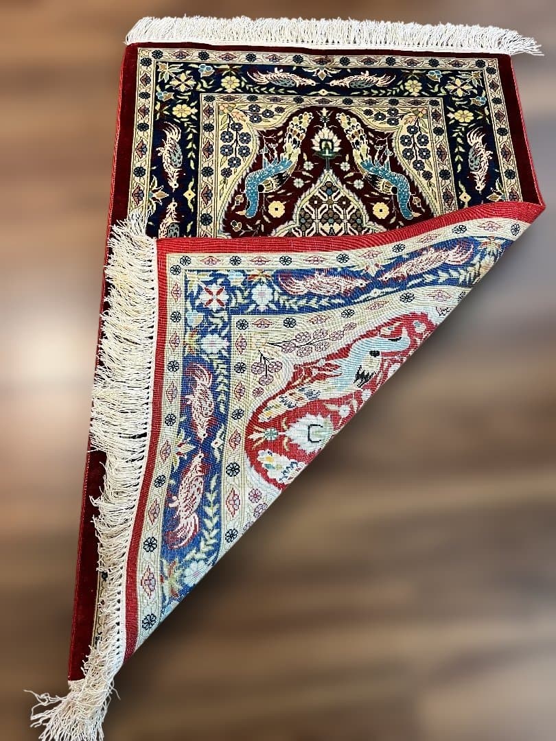 トルコ ヘレケ絨毯です。サイズ: 71x50cm