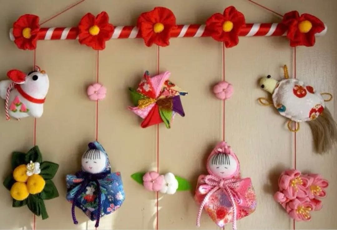 ひな祭り用つるし雛(2026-3人雛)