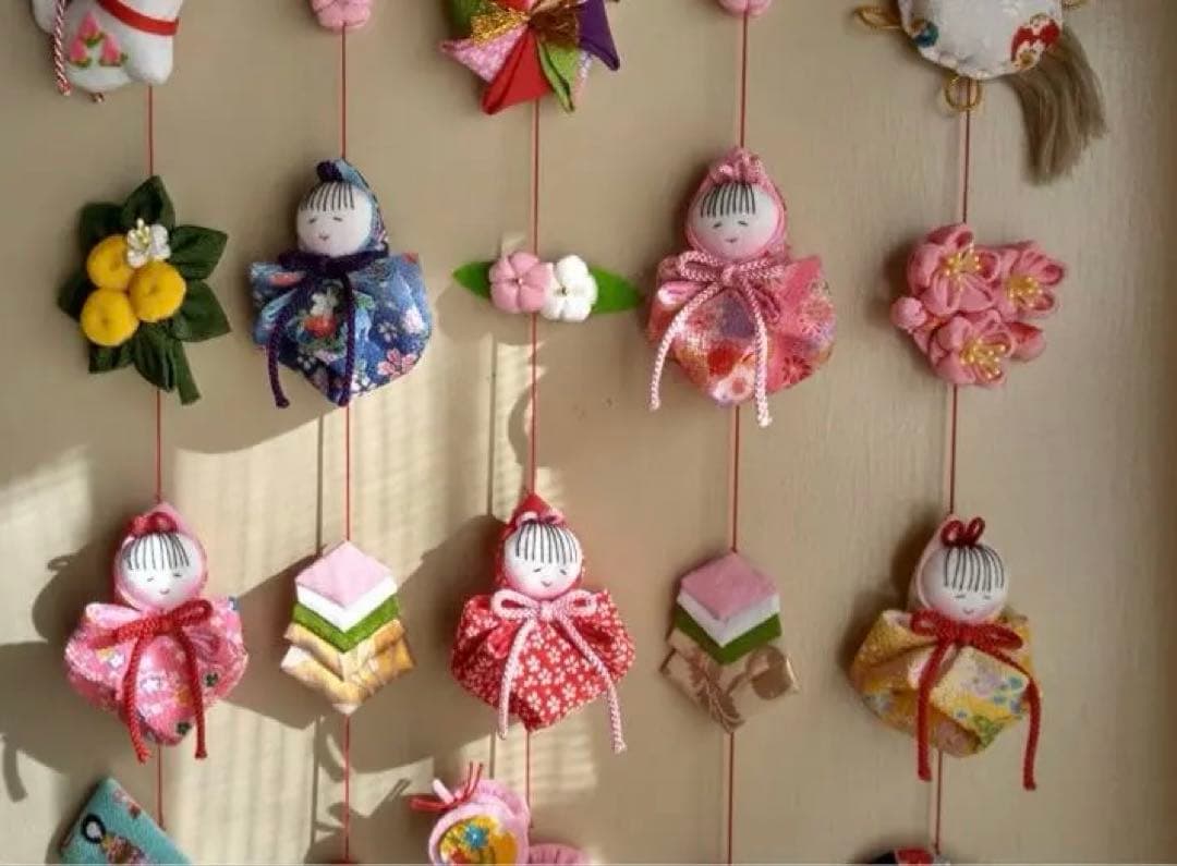 ひな祭り用つるし雛(2026-3人雛)
