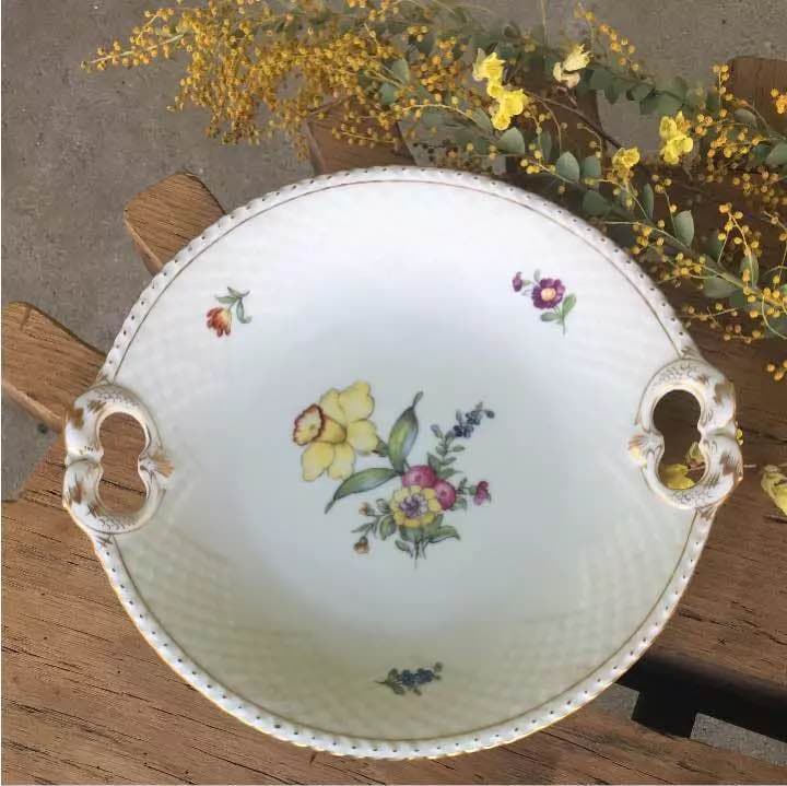 売約済み サクソンフラワー 大皿 26.5cm