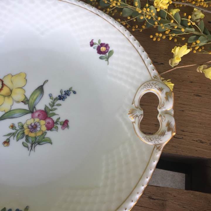 売約済み サクソンフラワー 大皿 26.5cm