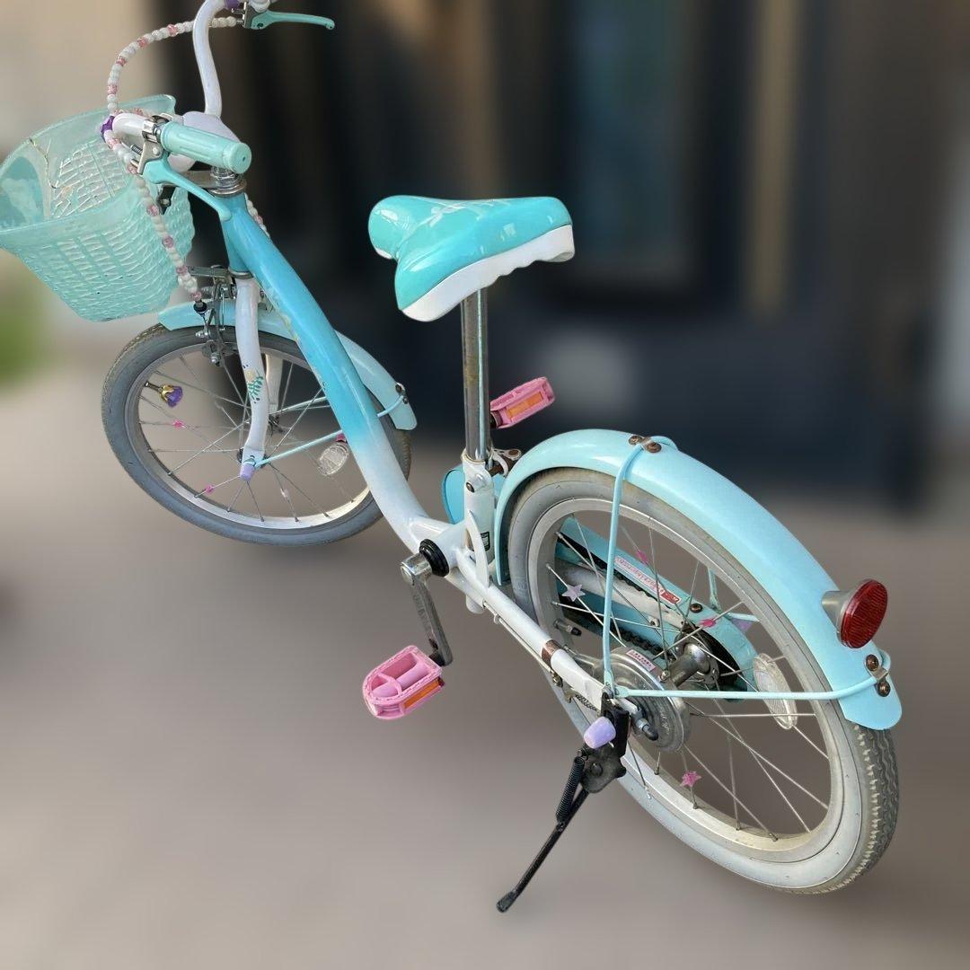 子供用自転車　18インチ　アリエル　補助輪なし