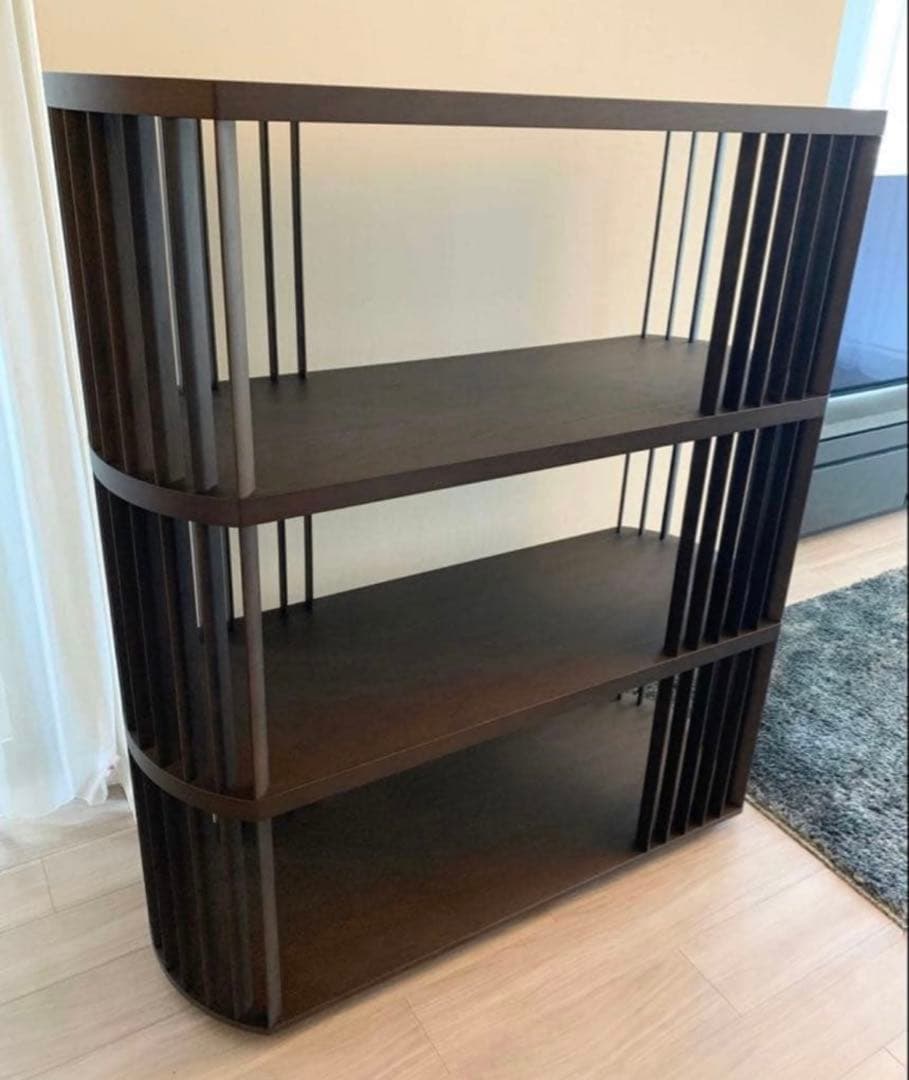 90万 新同 廃盤【arflex】CASTELLO シェルフ オーク 飾り棚