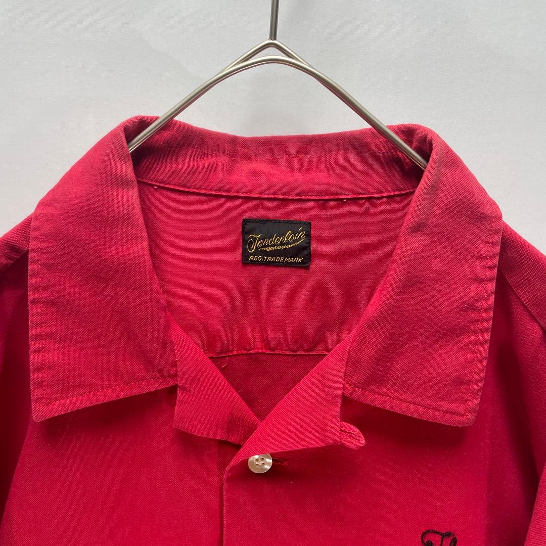 テンダーロイン ボーリングシャツ　T-BOWL レッド　赤　サイズXS