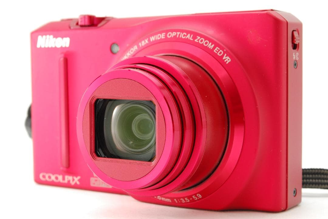 Nikon COOLPIX s9100 赤 ピンク 18倍ズーム 動作確認済