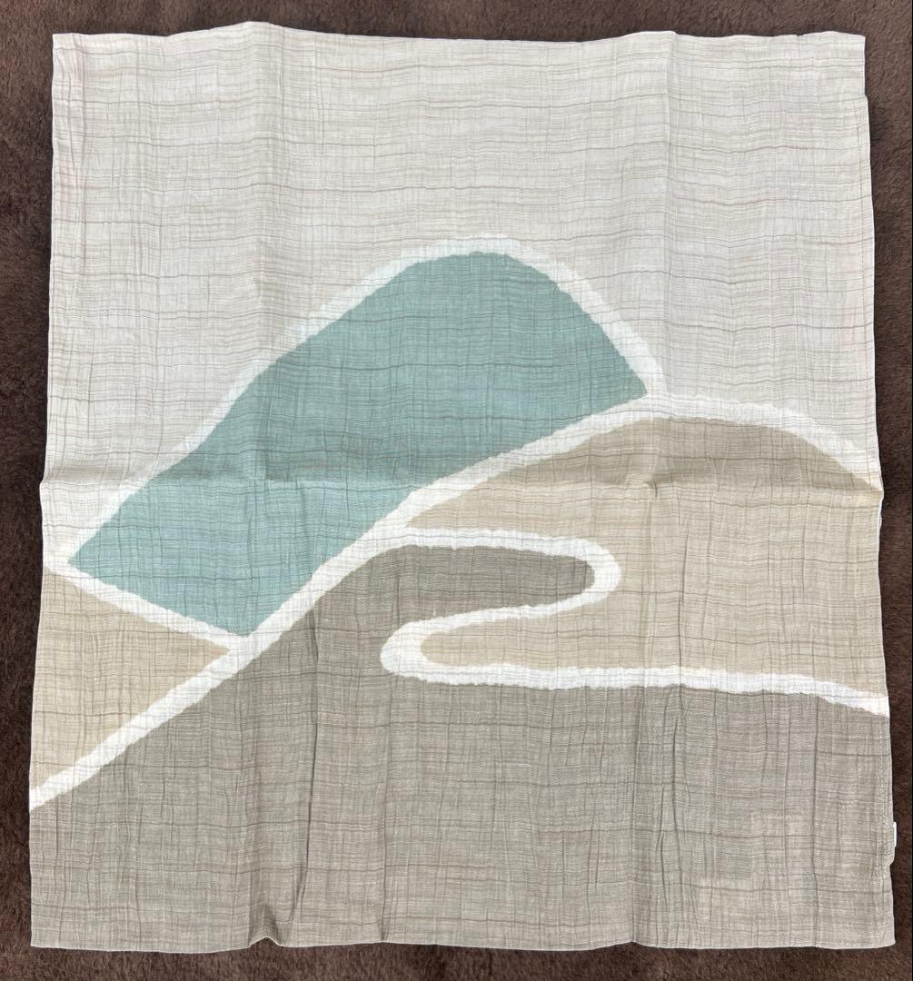 西川　近江ちぢみ　麻混　座布団カバー　5枚セット　日本製　55×59