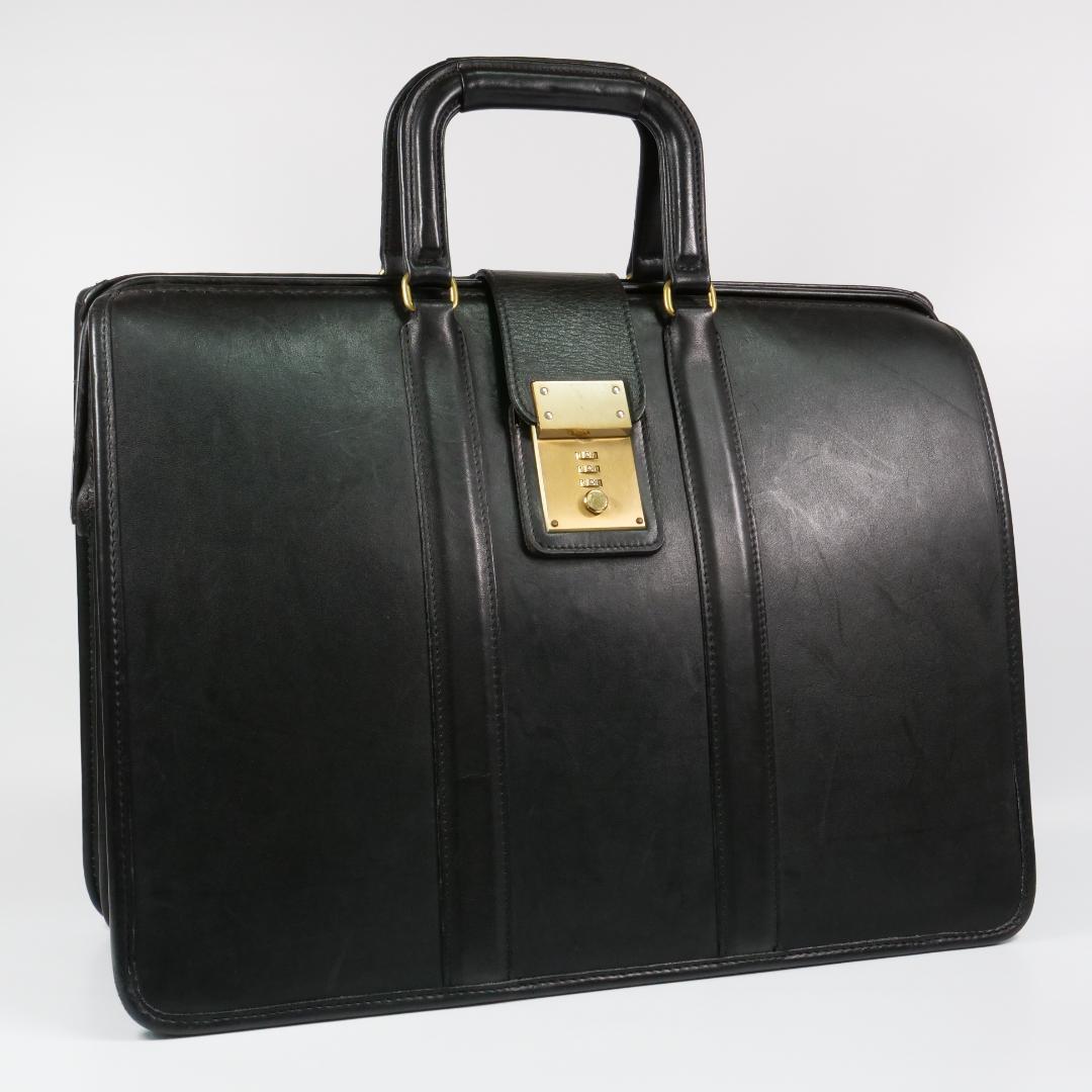 希少美品✨オールドコーチ ダレスバッグ 5420 USA製 自立 ブラック