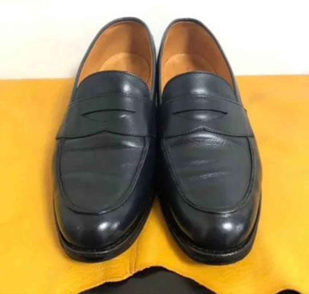 Jalan Sriwijaya ネイビー ローファー