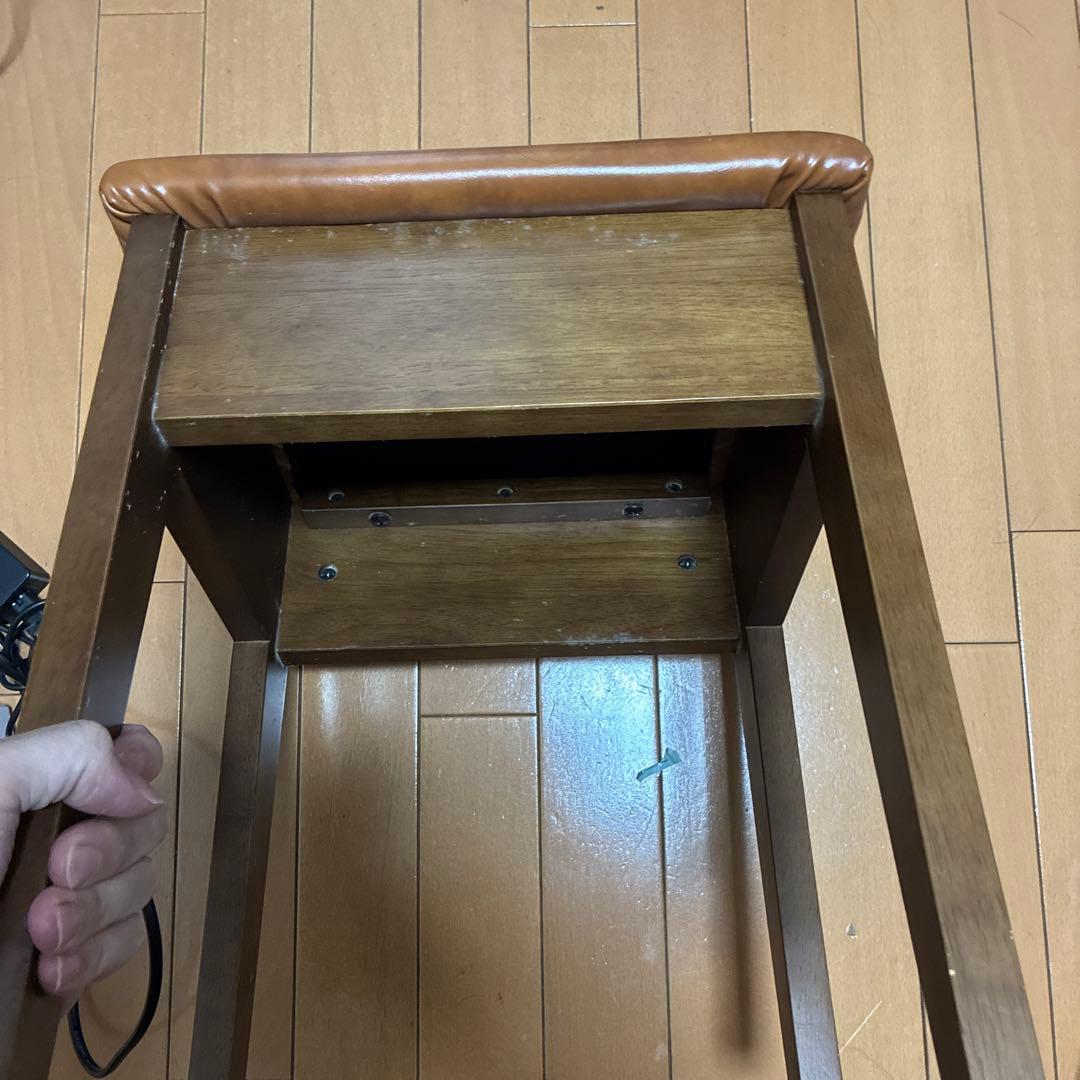 木製スツール ブラウン