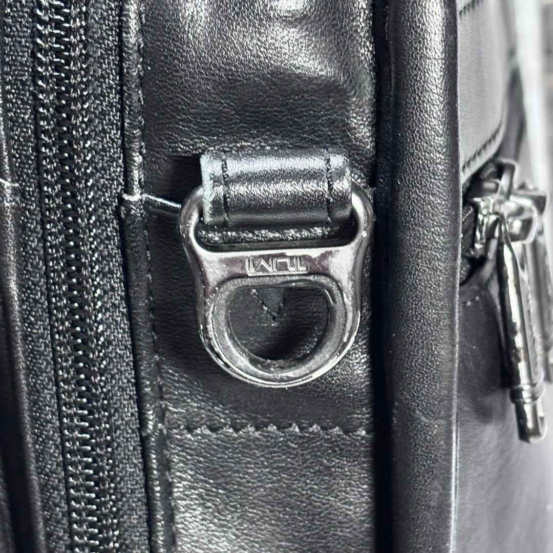 TUMI トゥミ 本革 高級 レザー 2WAY ビジネスバッグ 極美品