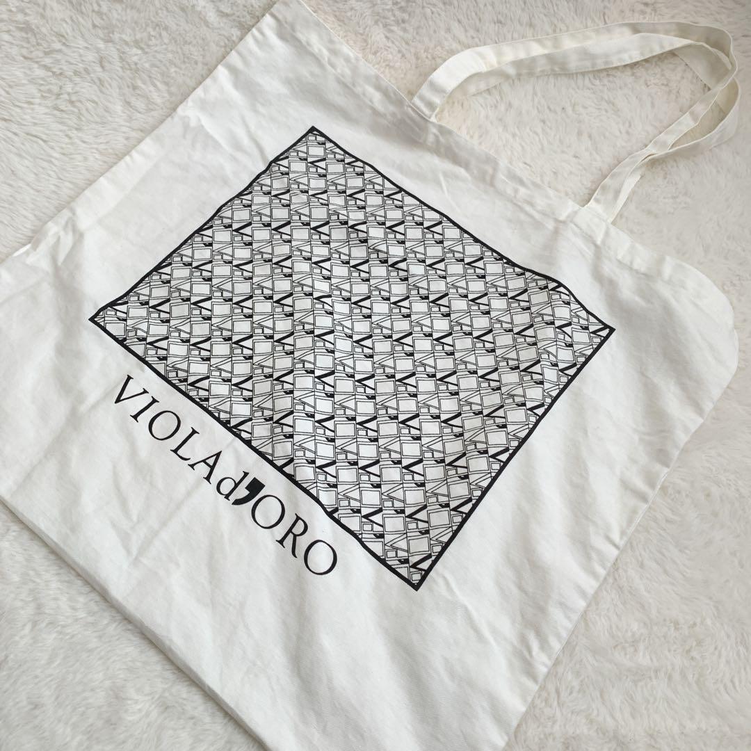 VIOLA d'ORO かごバッグ ラフィア 2way テープハンドル タッセル